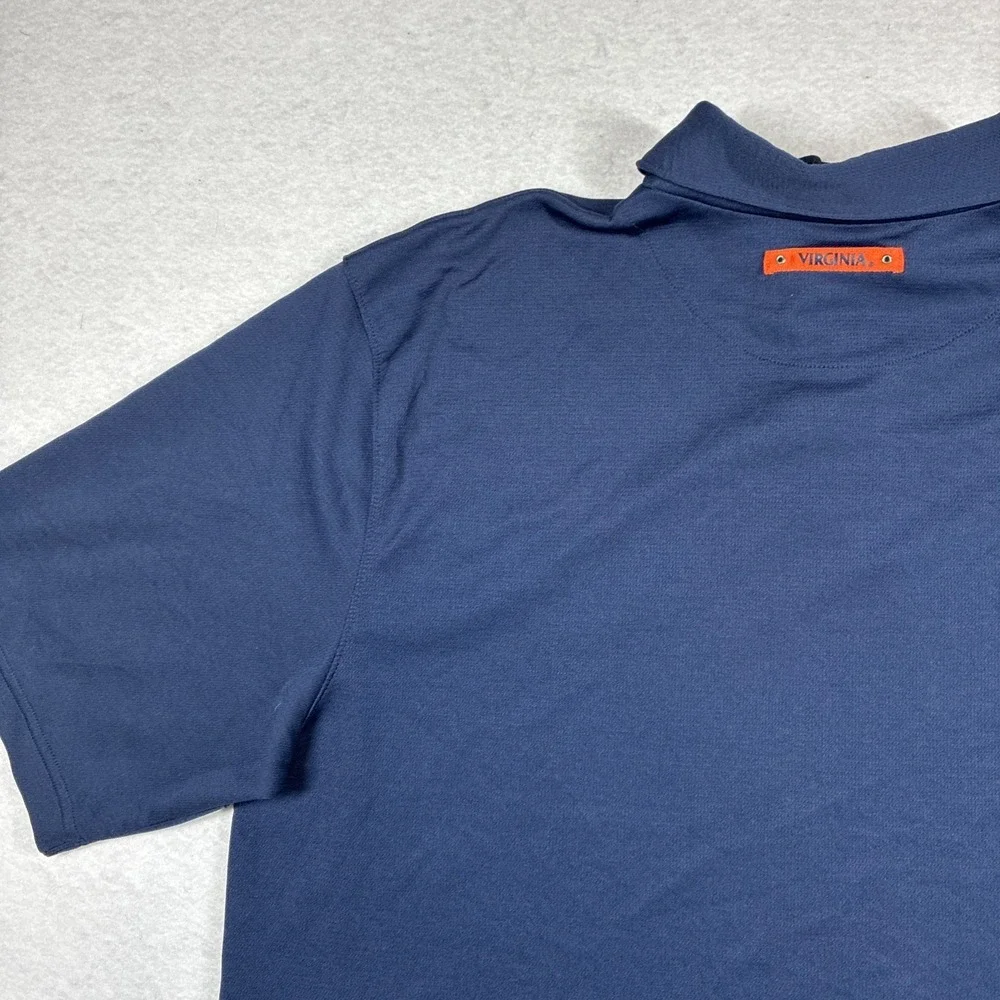 Virginia Cavaliers Nike Dri Fit Polo Shirt Men's Size Large Golf Embroidered